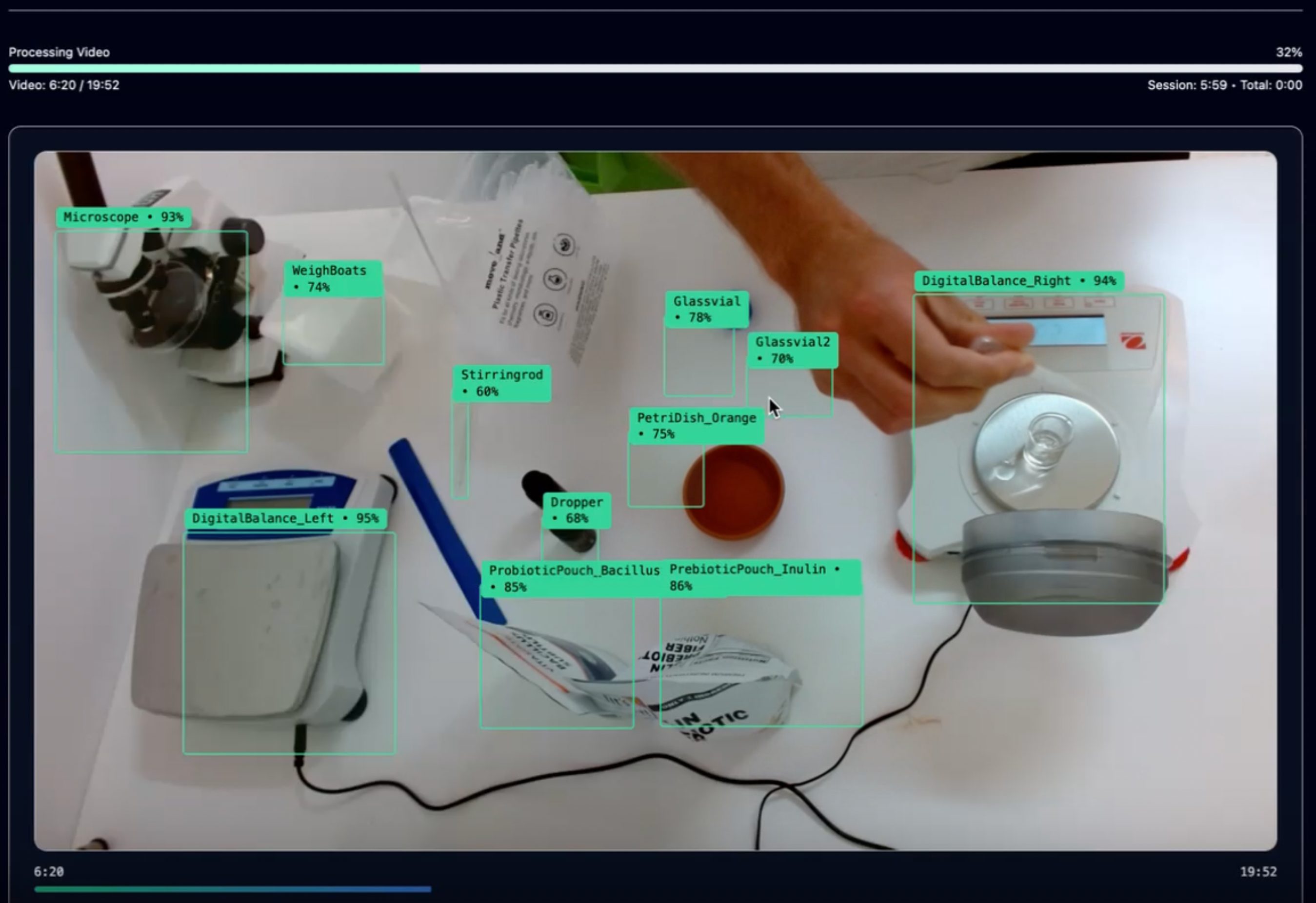 Experiment Engine - Lab equipment tracking with computer vision